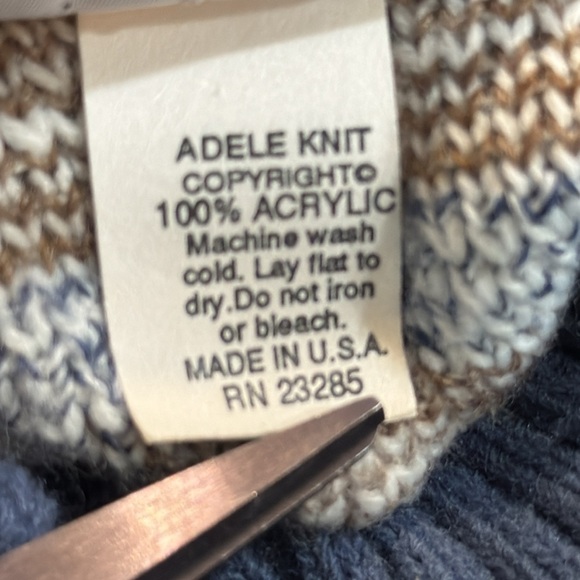 BUGLE BOY for Her • Vintage Fair Isle Sweater Size Large - Picture 4 of 9